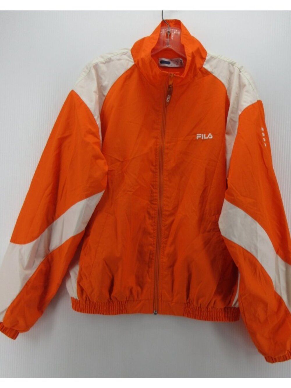 VINTAGE Fila Jacket Small Windbreaker Loose Colorblock Y2K Full Zip - Picture 1 of 14